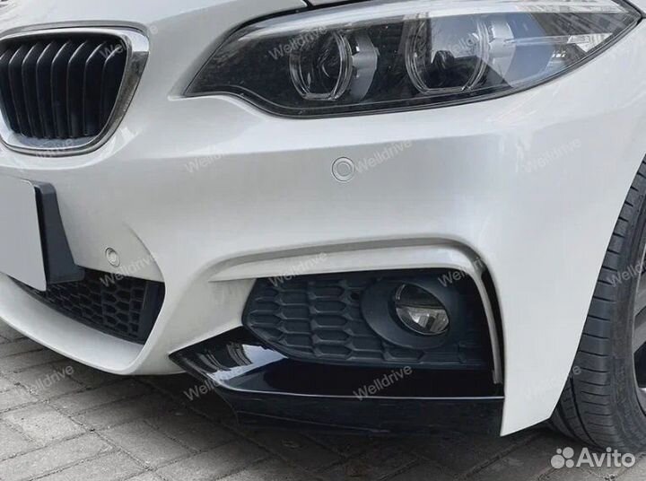 Клыки BMW 2 F22 F23 M-Performance черные