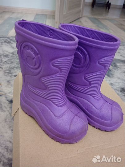 Сапоги резиновые для девочки