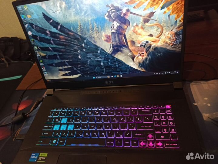 Игровой ноутбук msi katana 17 b12v