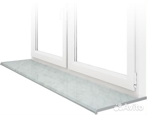 Подоконник Данке-серый мрамор 500мм/цена за кв.м