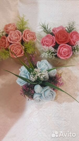 Букеты из мыла