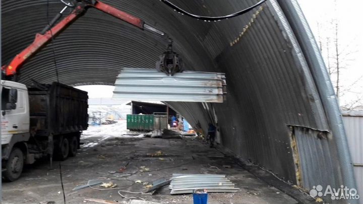 Демонтаж зданий Металлоконструкций любой сложности