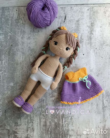 Вязаная кукла, амигуруми,вязаные игрушки