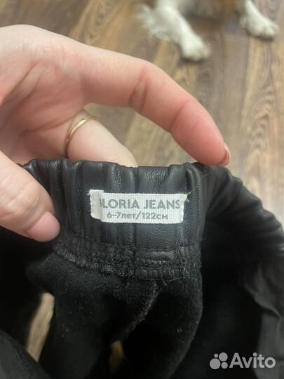 Юбка шорты кожанные Gloria Jeans 122