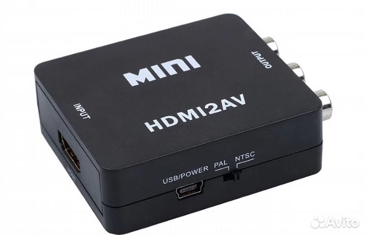 Конвертер (переходник) hdmi - AV