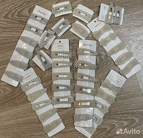 Заколки с жемчугом