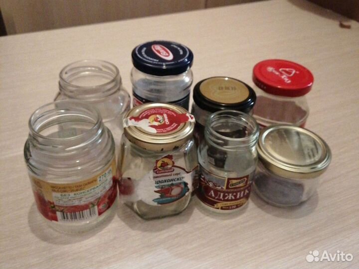 Банка стеклянная, 0,140-0,260 литра