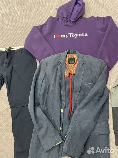 Пакет фирменных вещей на стройного парня