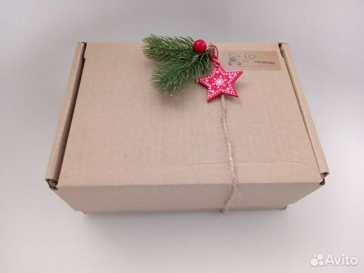 Новогодние игрушки набор, белка на елку, желуди