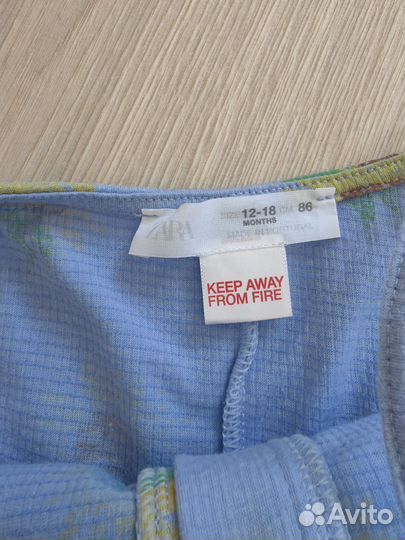 Песочник, боди, комбинезон летний, р.86, Zara