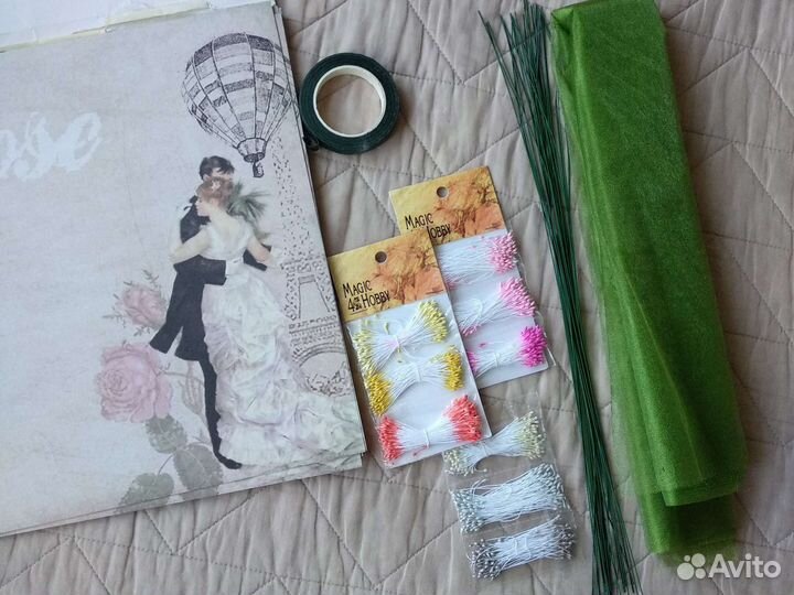 Бумага для скрапбукинга набор для цветов бумажных