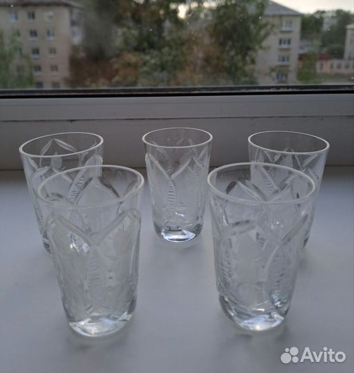 Хрустальные стопки СССР