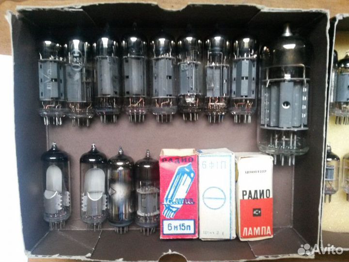 Радиоампы (38 шт) 6п36с 6п14п-ев 6е1п