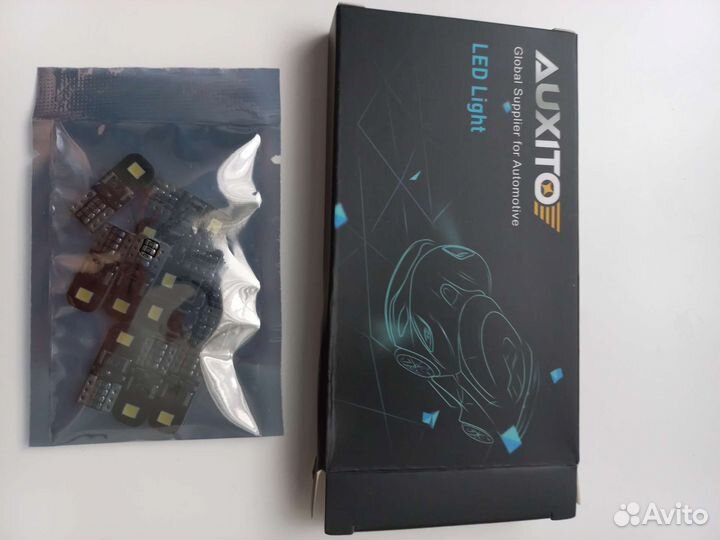 Светодиодные лампы led w5w t10 (10 шт)