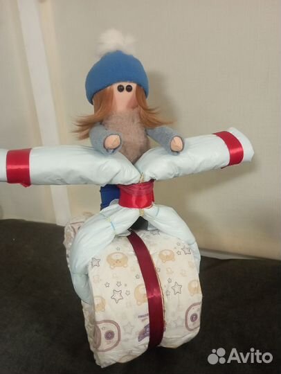 Памперсы подарок для новорожденных