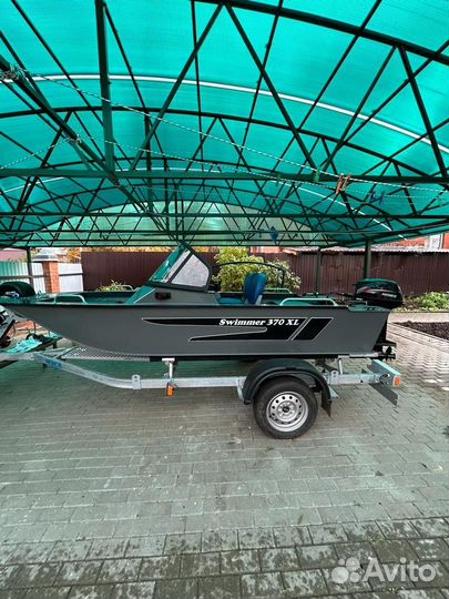 Лодка swimmer 370XL-Z+мотор 9.9 (20 л.с.) +прицеп
