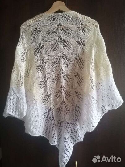 Шаль, бактус, ручная работа