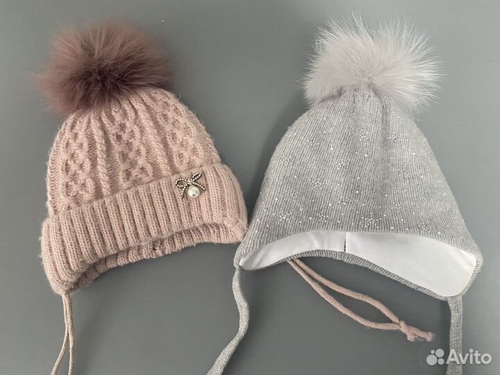 Шапка для девочки 1-2 года
