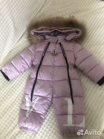 Зимний комбинезон для девочки 74 Moncler