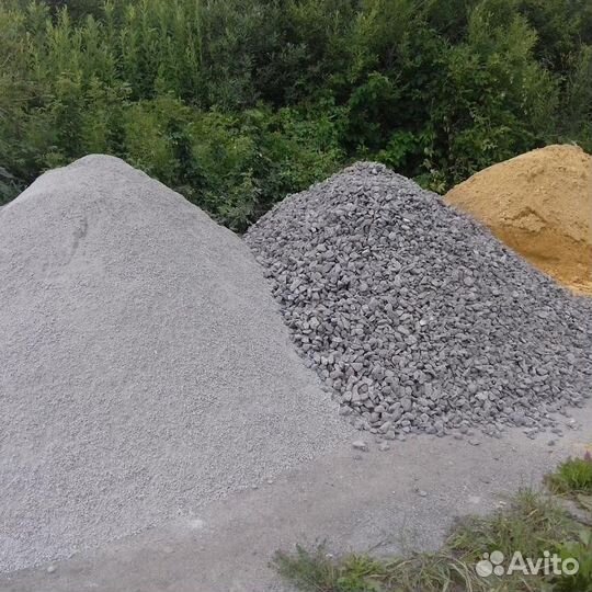 Пгс,песок,щебень, крошка