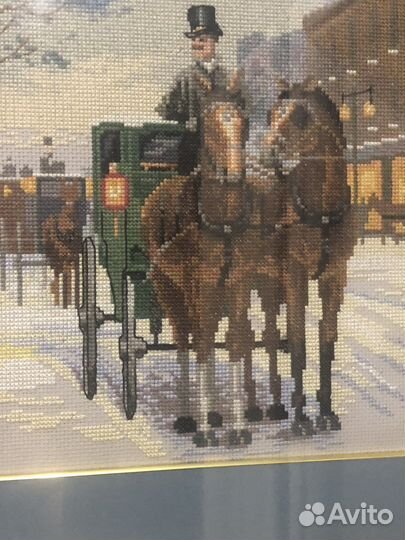 Картина вышитая крестом