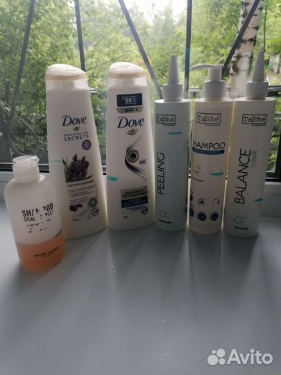 Tashe пилинг, детокс шампунь и др riche
