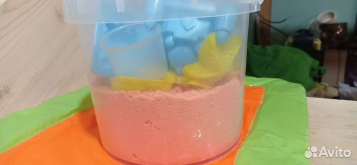 Кинетический песок с песочницей