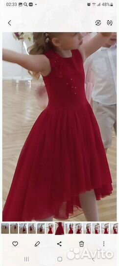 Платье для девочки нарядное