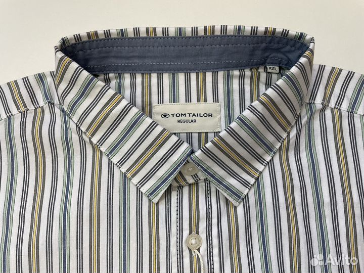 Рубашка новая мужская Tom Tailor оригинал 2XL