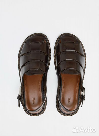 Сандали Zara кожа