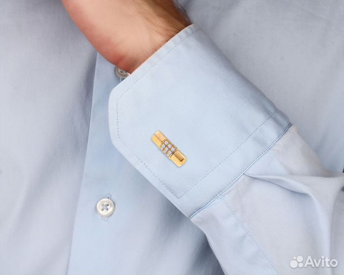 Золотые запонки Rolex President