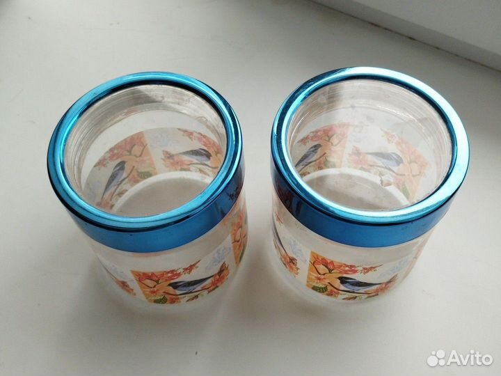 Банки для сыпучих стекло