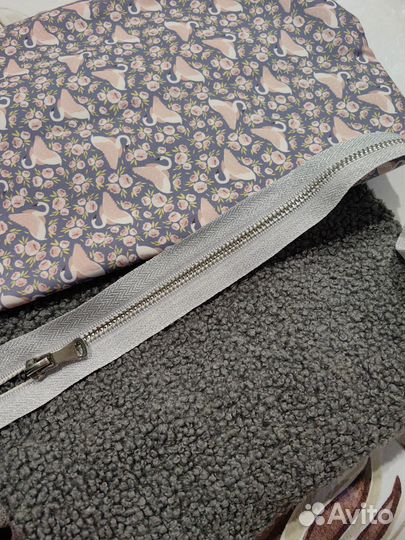 Косметичка меховая из Pinterest