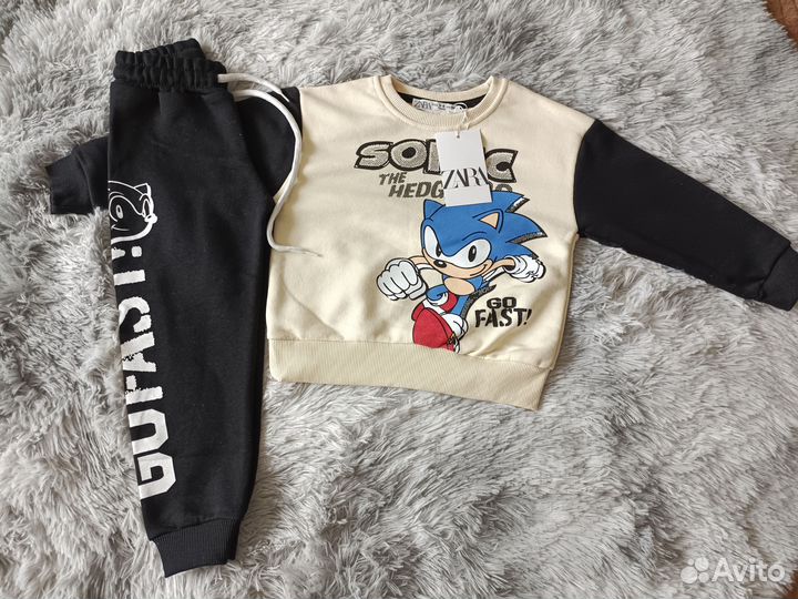 Детский костюм Соник Бум sonic 122 zara