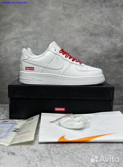 Кроссовки Nike Air Force x Supreme (Арт.43425)