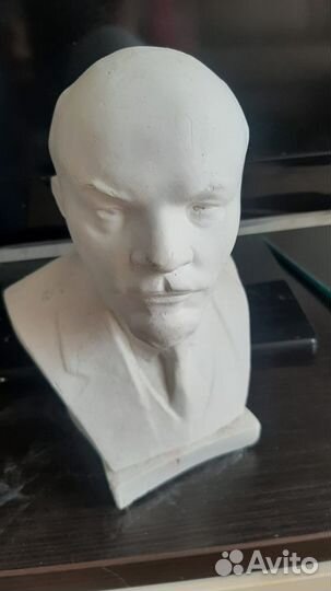 Бюст ленина гипс