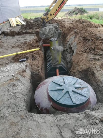 Септик в труднодоступном месте