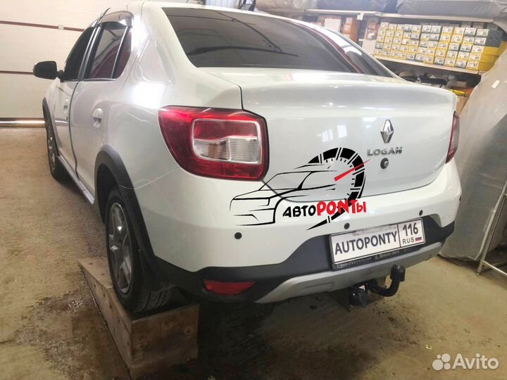 Фаркоп Renault Logan stepway съемный шар