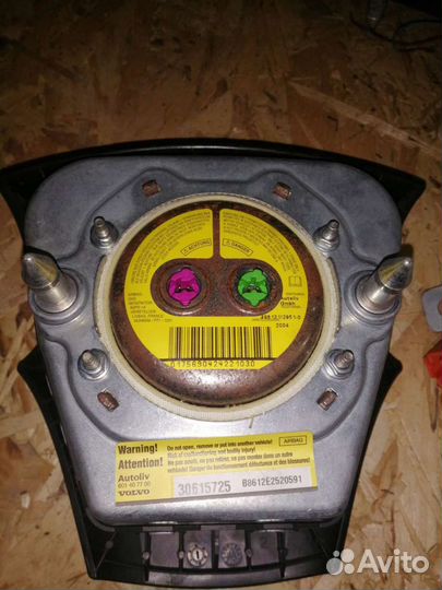 Подушка безопасности руля на Volvo S 40