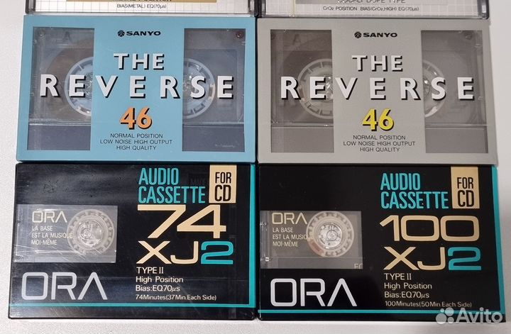 Аудиокассеты Sanyo 46/60/74/100 Редкие