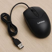 Мышь проводная Lenovo mk12 новая, Москва