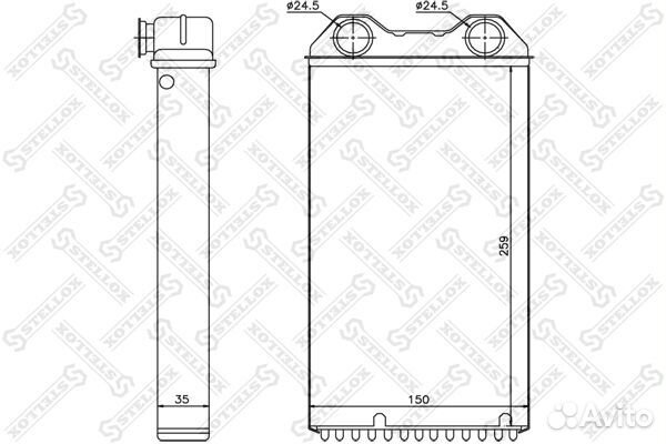 Радиатор печки Opel Vivaro, Renault Trafic all