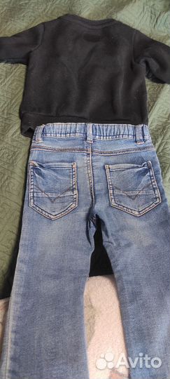 Кофта + джинсы 92