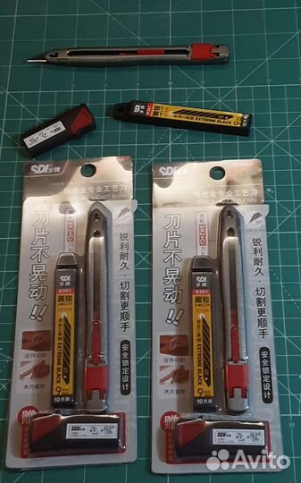 Модельный нож SDI 3006CA 9 мм для кожи и др. 3006C