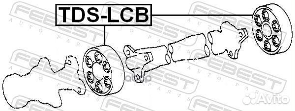 Муфта карданного вала TDS-LCB TDS-LCB Febest