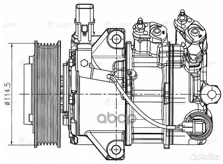 Компрессор кондиционера KIA Optima IV (15) 2.0i