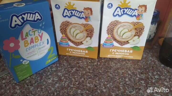 Агуша каша 4+ смесь 6+