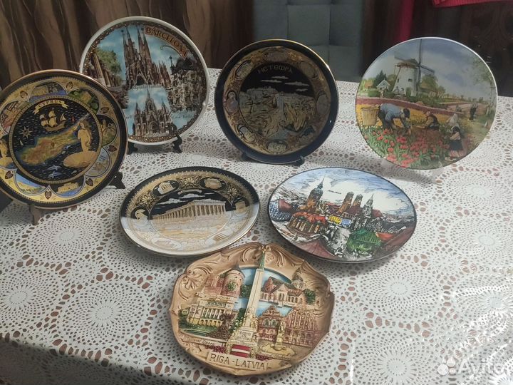 Тарелки настенные коллекционные из Европы