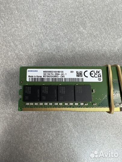 Оперативная память DDR4 16gb 3200 Samsung