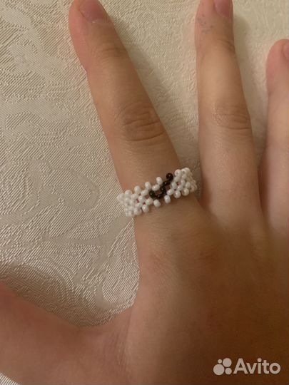 Колечко из бисера 